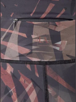 Leggings corsaires avec imprimé et large ceinture confortable