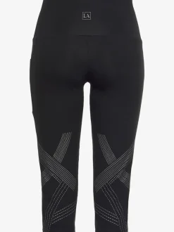 Leggings corsaires avec imprimé réfléchissant et large ceinture