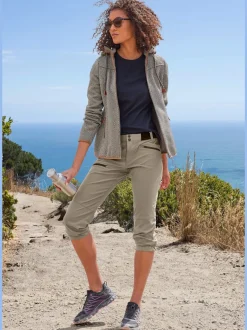 Leggings corsaires confortables avec ceinture élastique et poches