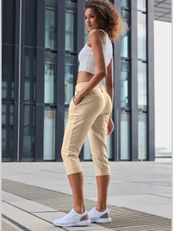 Leggings corsaires doux avec poches et lien à nouer