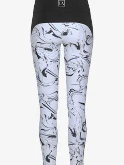 Leggings de sport performance en matière élastique avec empiècements
