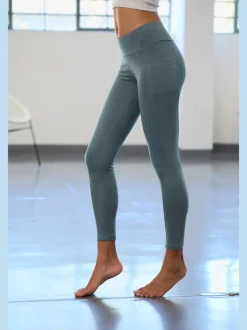 Leggings en coton avec deux poches pratiques élastiques