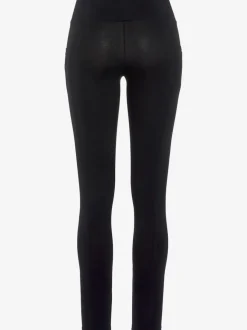 Leggings en coton avec deux poches pratiques élastiques