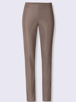 Leggings en synthétique avec coutures de séparation soignées