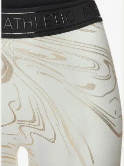 Leggings techniques au motif abstrait avec ceinture personnalisée