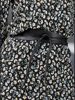 Élégante ceinture en cuir doux de qualité