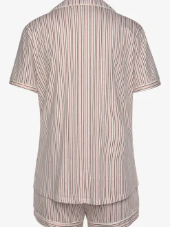 Élégant pyjama court avec motif sur toute la surface