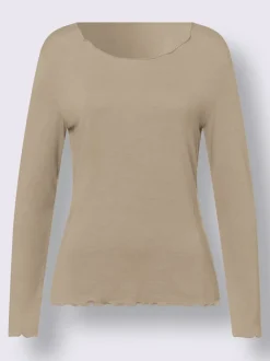 Lot de deux T-shirts légèrement cintrés en viscose douce