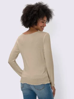 Lot de deux T-shirts légèrement cintrés en viscose douce