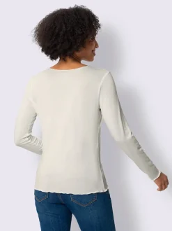 Lot de deux T-shirts légèrement cintrés en viscose douce