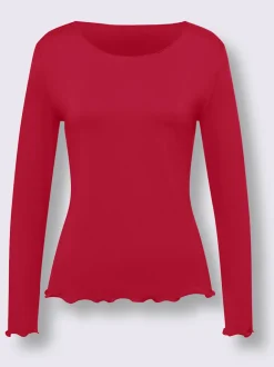 Lot de deux T-shirts légèrement cintrés en viscose douce