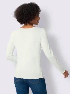 Lot de deux T-shirts légèrement cintrés en viscose douce