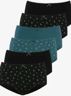 Lot de 6 hipsters petite fleur