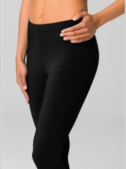 Lot de 2 leggings basiques 3/4 en coton doux
