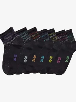 Lot de 7 paires de socquettes tendance pour femme h.i.s