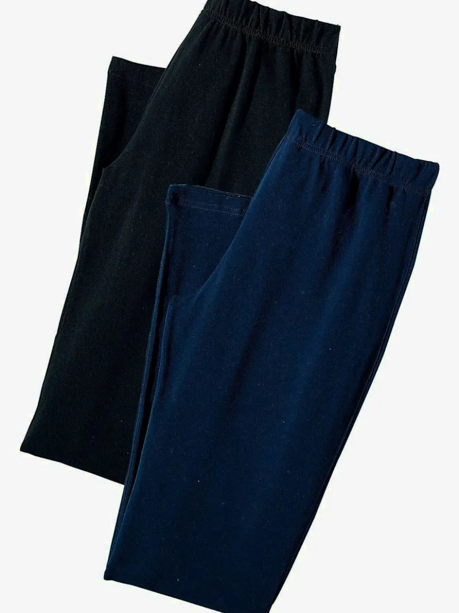 Lot de 2 panties basiques coupe évasée douce ceinture