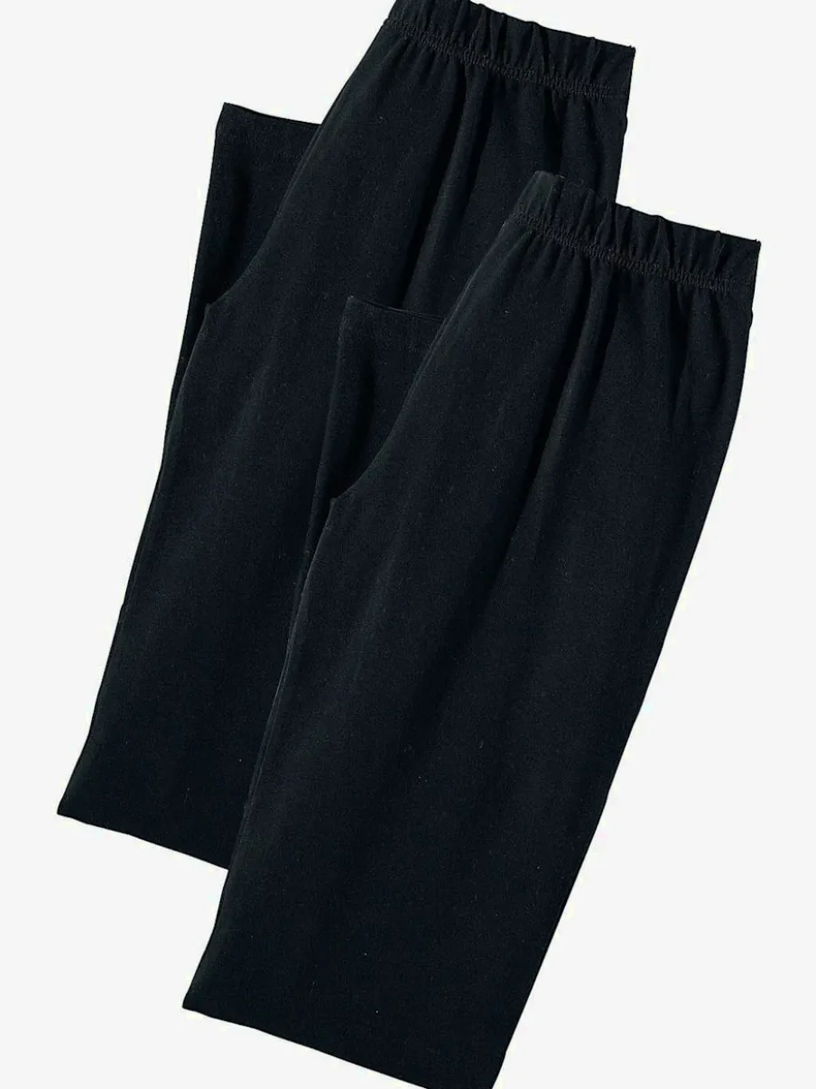 Lot de 2 panties basiques coupe évasée douce ceinture