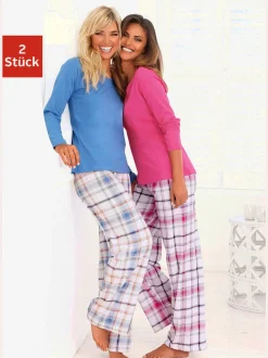 Lot de 2 pyjamas à carreaux
