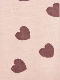 Lot de 2 pyjamas longs avec motif cœur