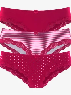 Lot de 3 slips bikini lascana