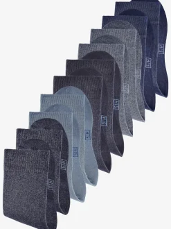 Lot de 10 socquettes dans différentes gammes de couleurs