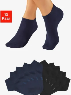 Lot de 10 socquettes dans différentes gammes de couleurs