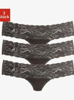 Lot de 3 strings en dentelle vivance