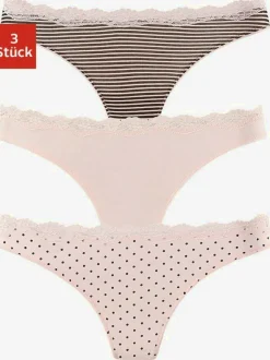 Lot de 3 strings lascana