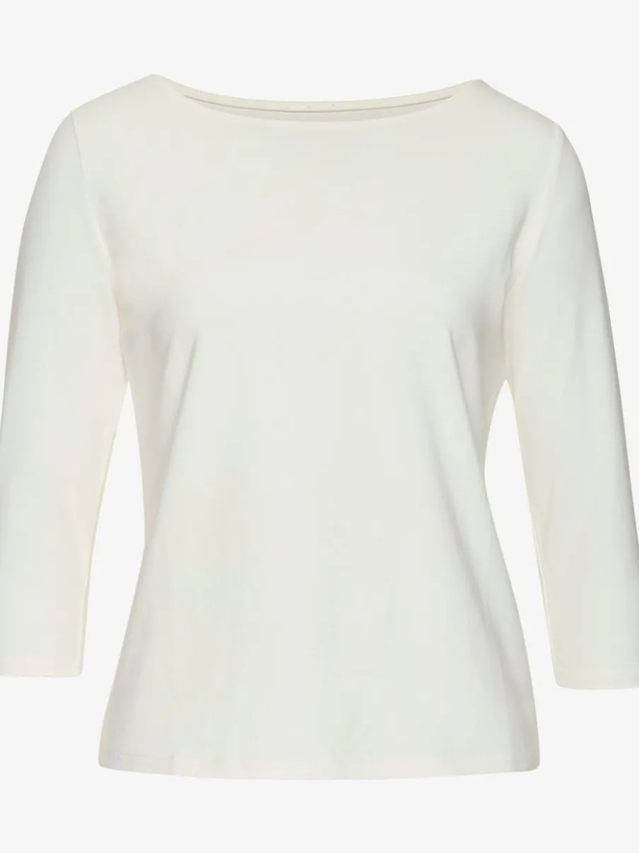 Lot de 2 T-shirts Lascana avec encolure en U et manches 3/4