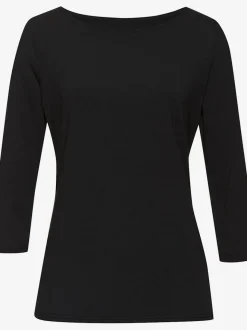 Lot de 2 T-shirts Lascana avec encolure en U et manches 3/4