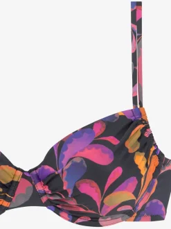 Maillot de bain à armatures avec motifs floraux élégants
