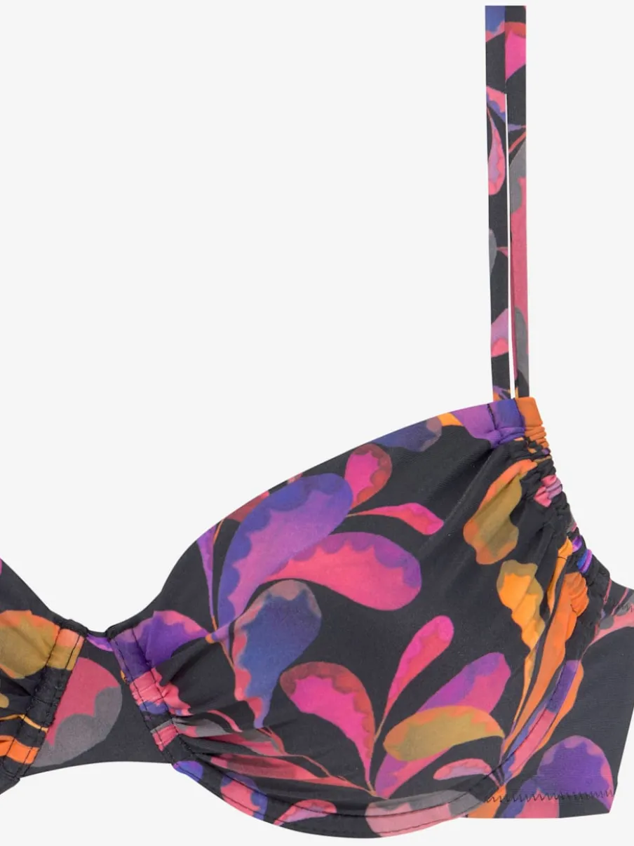 Maillot de bain à armatures avec motifs floraux élégants