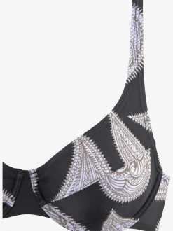 Maillot de bain à armatures avec bretelles réglables et largeurs côtés