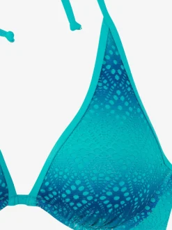 Maillot de bain à armatures avec broderie ajourée et liens à nouer