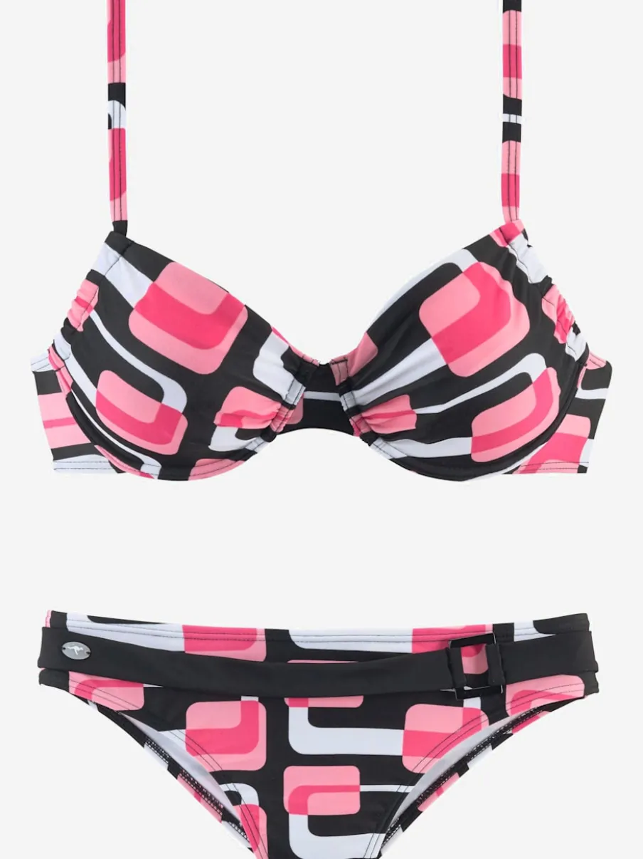 Maillot de bain à armatures avec bretelles réglables