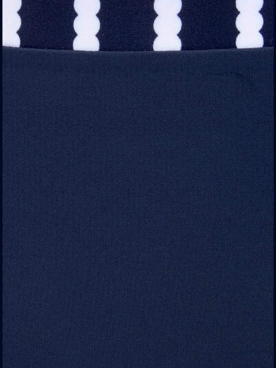 Maillot de bain à armatures avec rayures et bretelles réglables