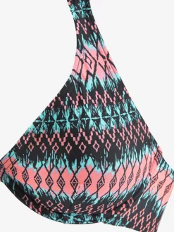 Maillot de bain à armatures imprimé ethnique avec bonnets amovibles