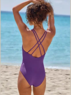 Maillot de bain avec bonnets amovibles et bretelles réglables