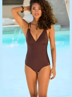 Maillot de bain avec bonnets amovibles et bretelles réglables