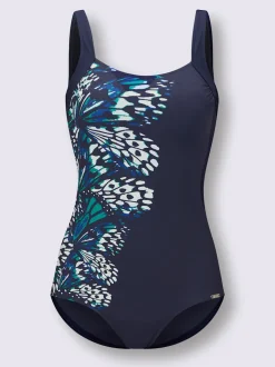 Maillot de bain avec bonnets brassière imprimé floral