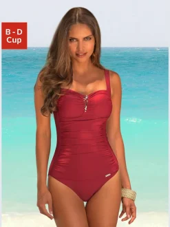 Maillot de bain avec bonnets rembourrés et paillettes