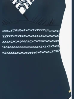Maillot de bain avec bonnets rembourrés et bretelles croisées