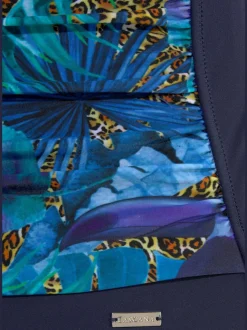 Maillot de bain avec bretelles réglables et motifs jungle