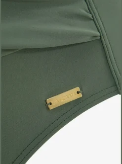 Maillot de bain avec bretelles réglables et fronces raffinées