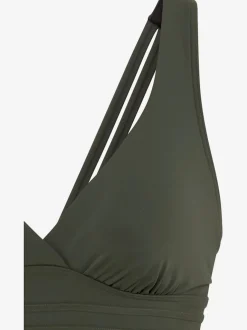 Maillot de bain avec bretelles croisées et bonnets intégrés