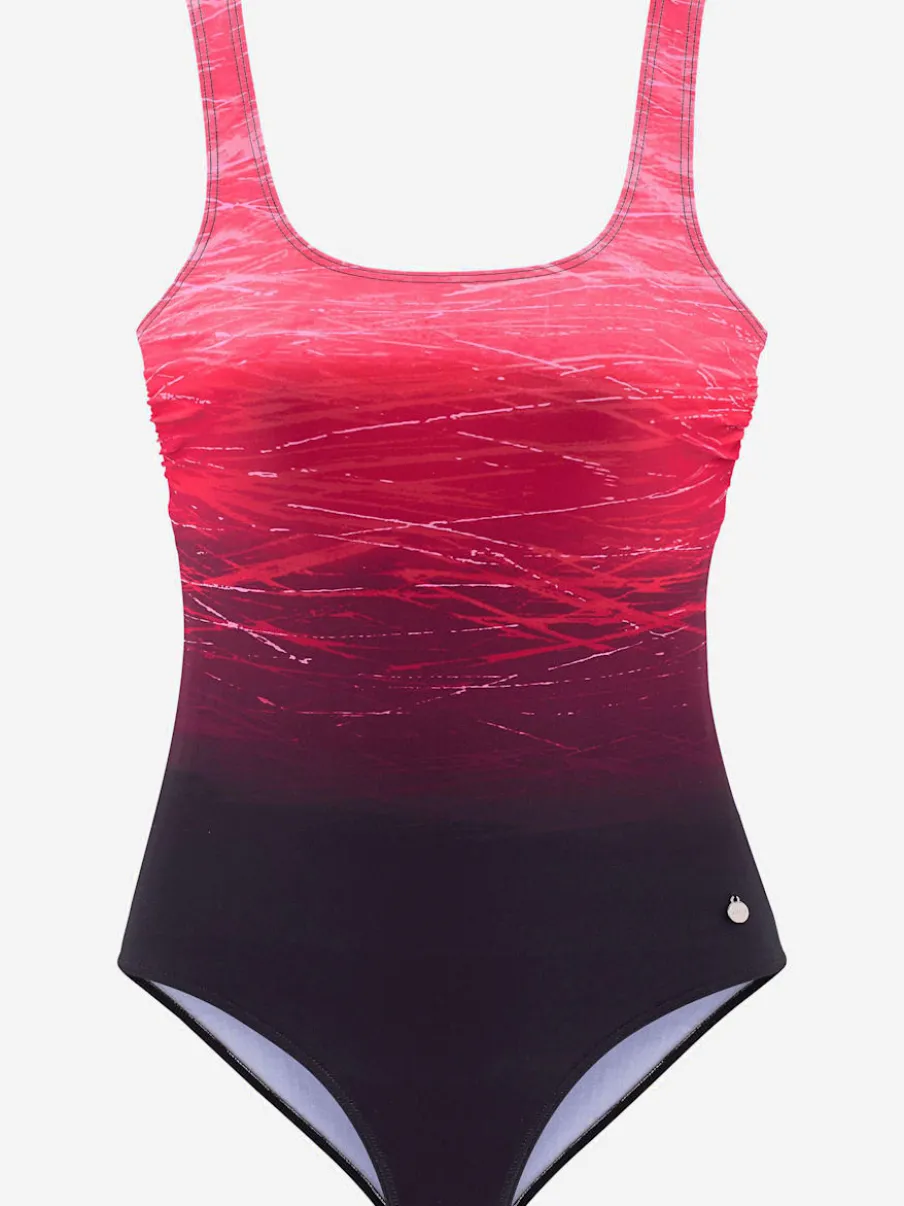 Maillot de bain avec dos croisé et bonnets intégrés