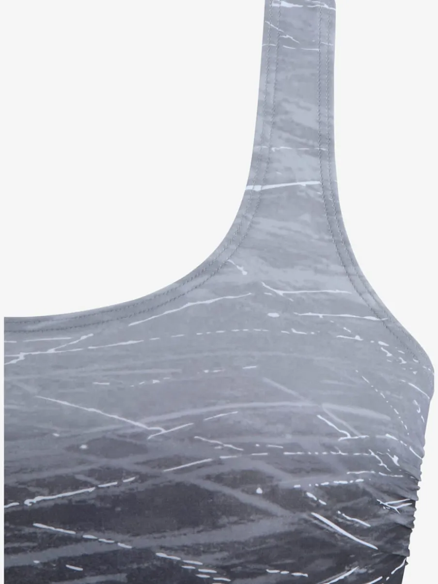 Maillot de bain avec dos croisé et bonnets intégrés