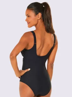 Maillot de bain avec encolure V et bonnets confortables