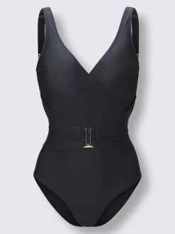 Maillot de bain avec encolure V et bonnets confortables
