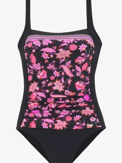 Maillot de bain avec motifs floraux et bretelles réglables